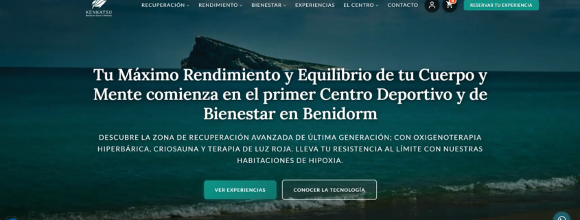 Caso Kenkatsu Benidorm: web de conversión con motor de reservas